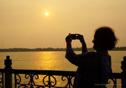 Sunset-in-Mekong-river