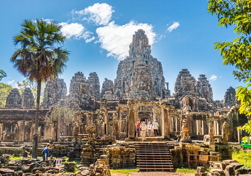 bayon temple at cambodia