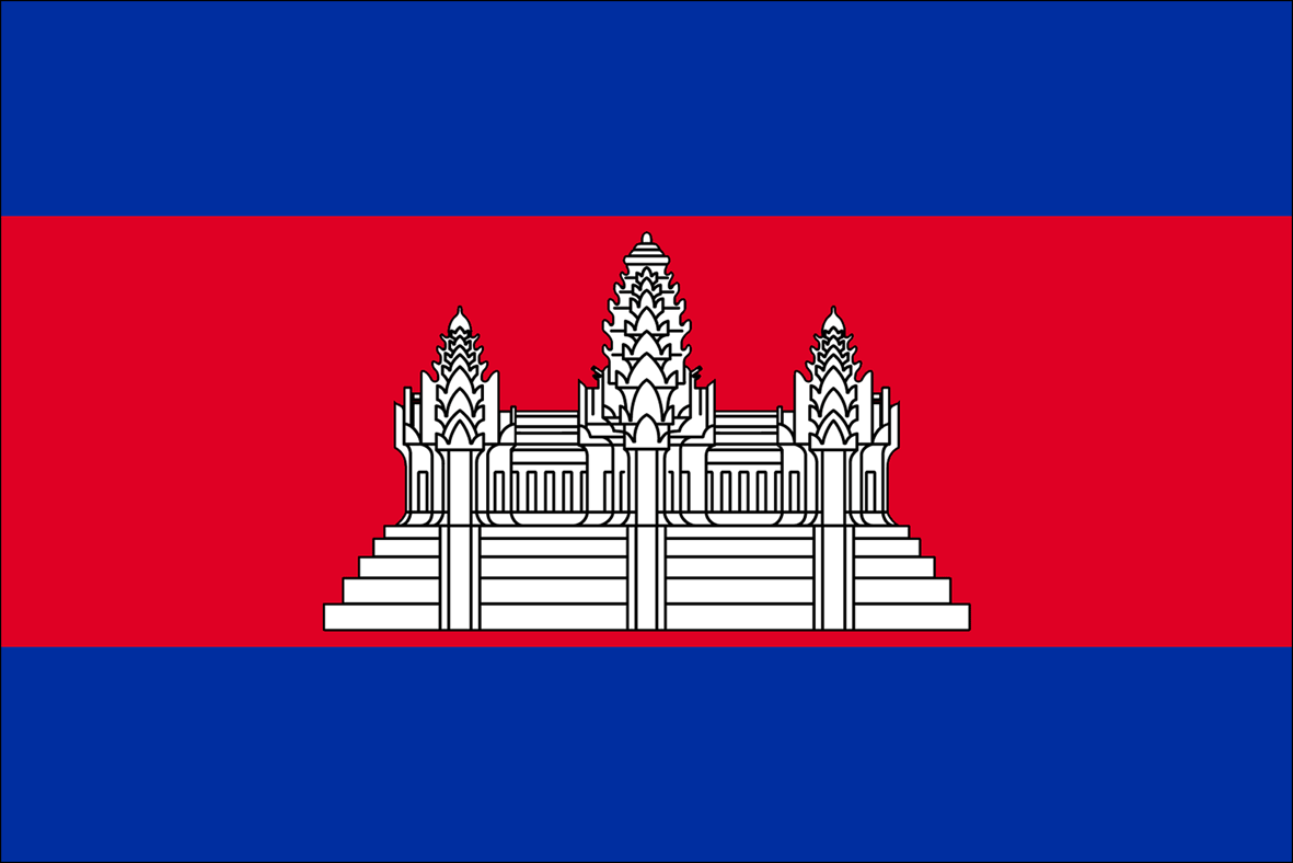The image of Angkor Wat appears on the Cambodia national flag, showing pride of the Cambodian for the temple