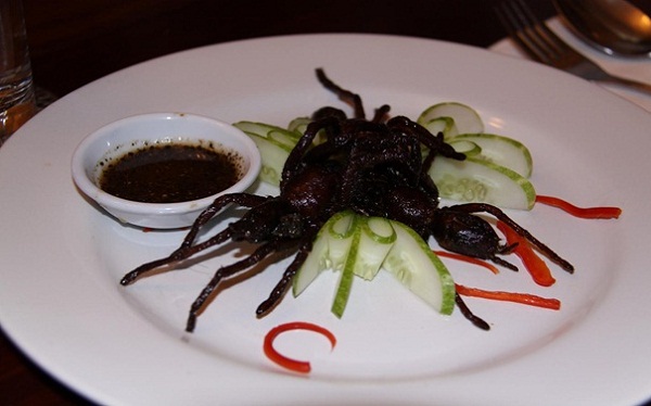 A-Ping – a well-known fried spider dish in Cambodia