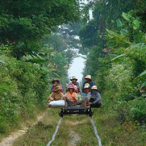  Bamboo train
