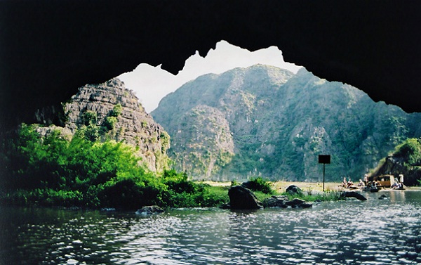 The beautiful view seen from Ca cave