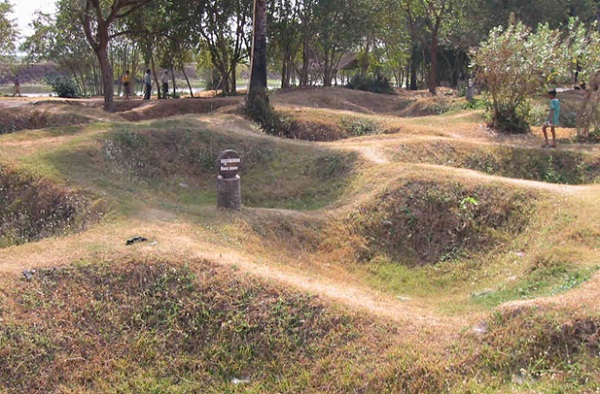 Choeung Ek Killing fields in Cambodia