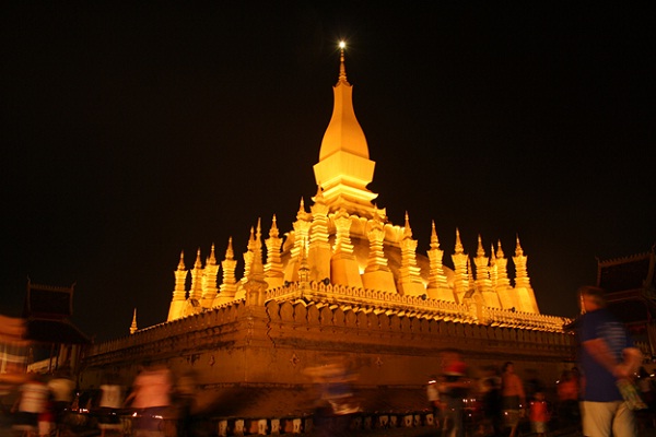 Pha That Luang in Vientiane