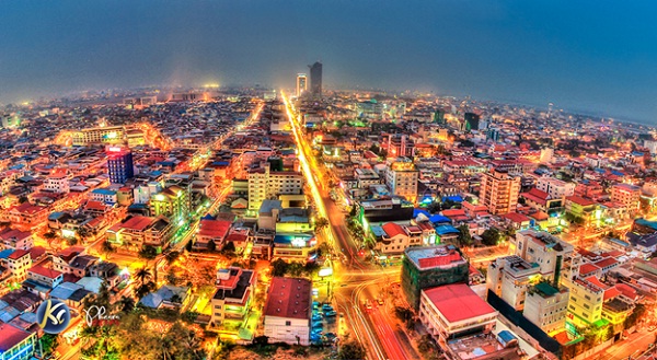Phnom Penh is a bustling city