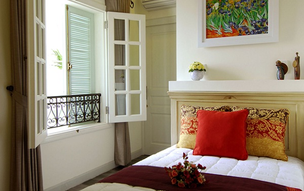 Rooms are individually designed with modern artwork and charming interiors