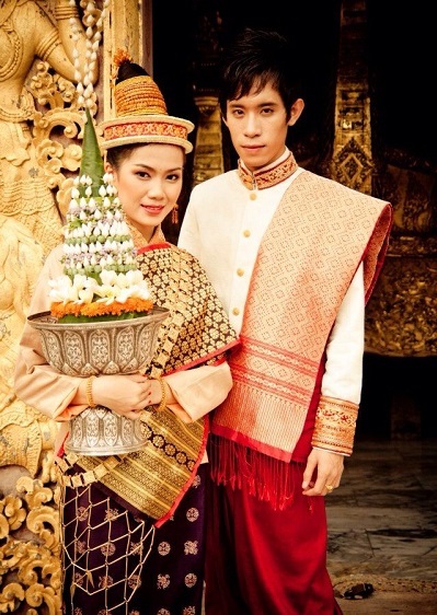 Culture unique outfits Laotians