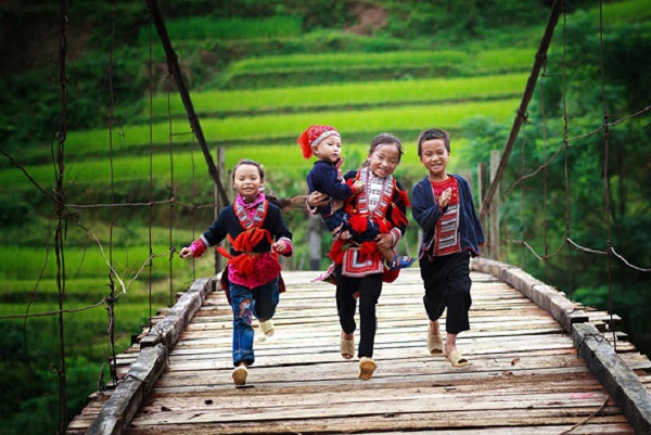 Lovely kids in Ha Giang