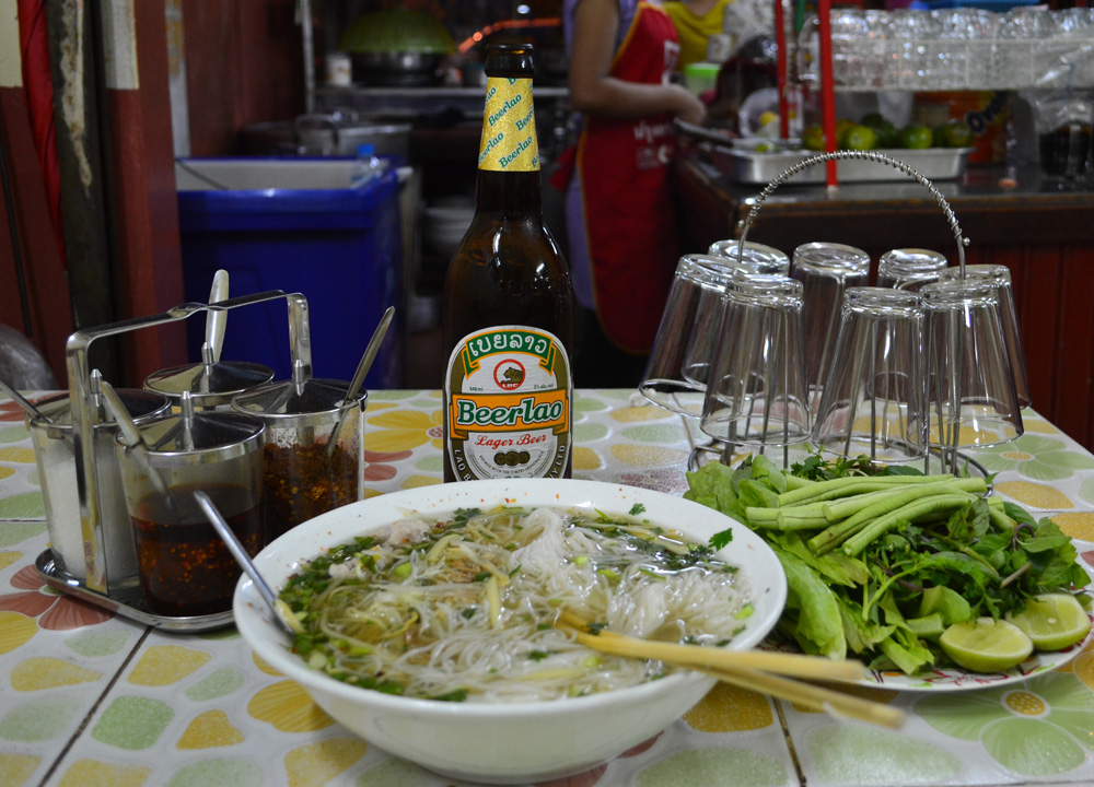 Vientiane’s noodle soup