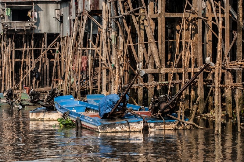 Chau Doc Floating Market has so many angles, colors and subjects