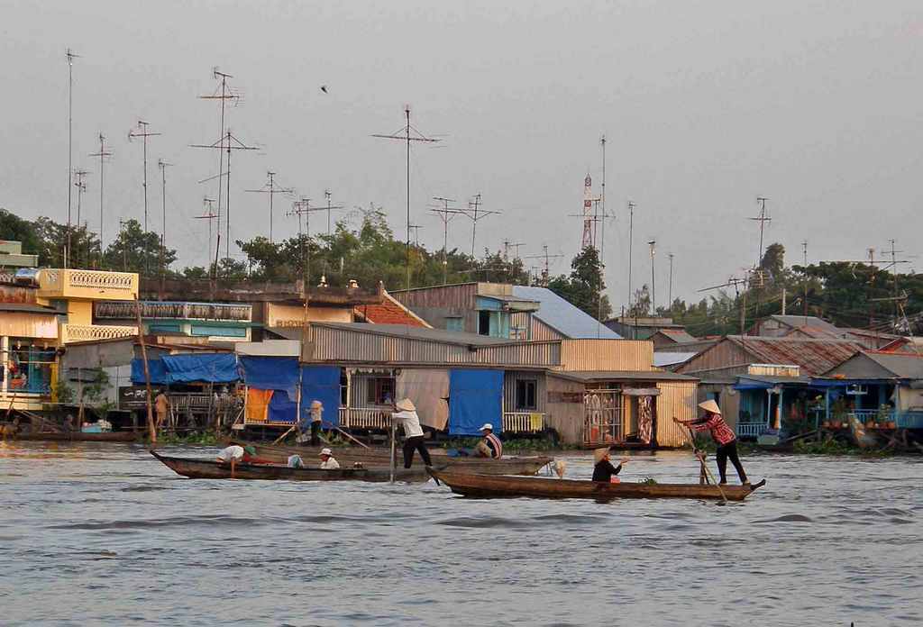 Chau Doc floating market