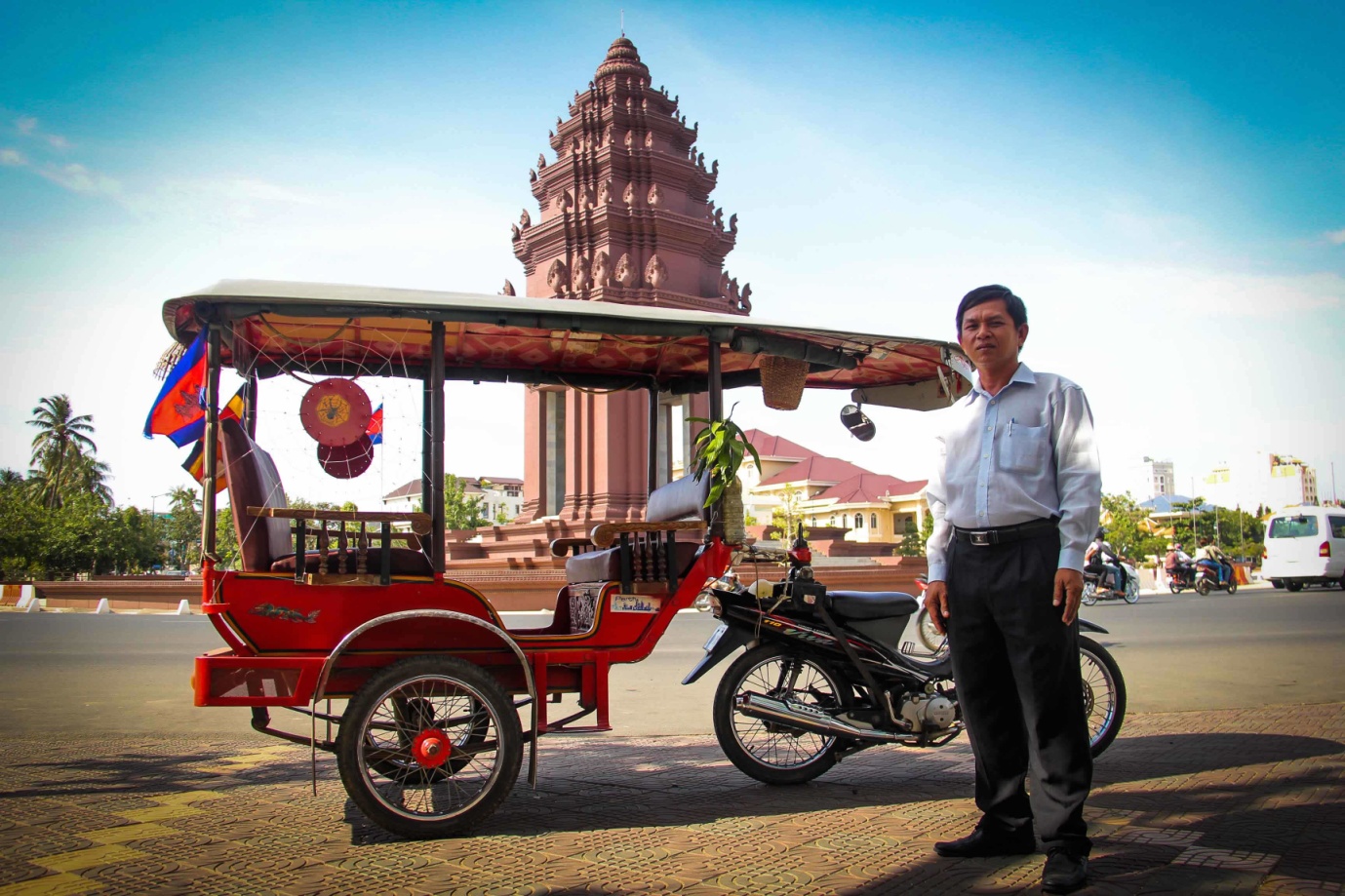 Tuk tuk in Cambodia