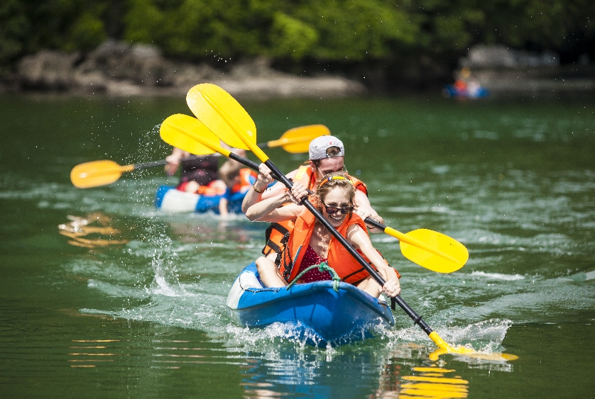 Greet time with Kayaking in Halong Bay