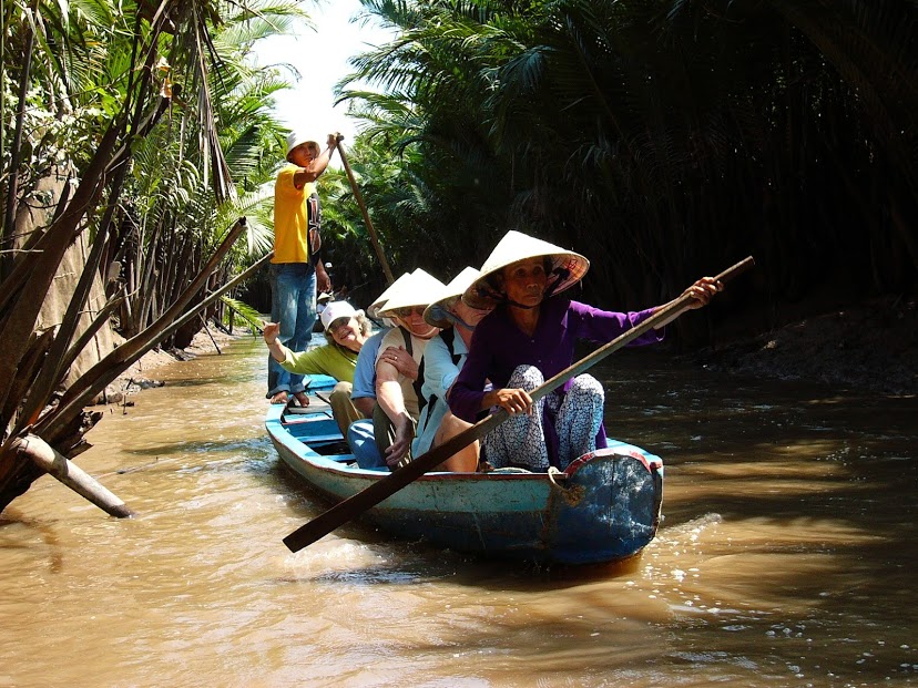 Mekong delta in Vietnam