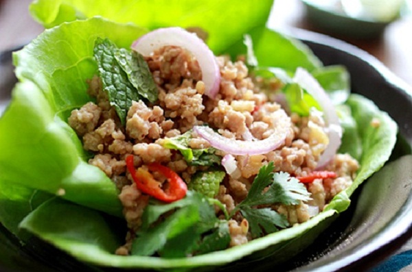 The pork Larb 