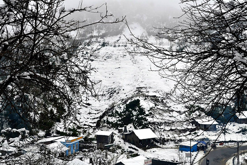 If you are lucky, you can visit Sapa when it snows