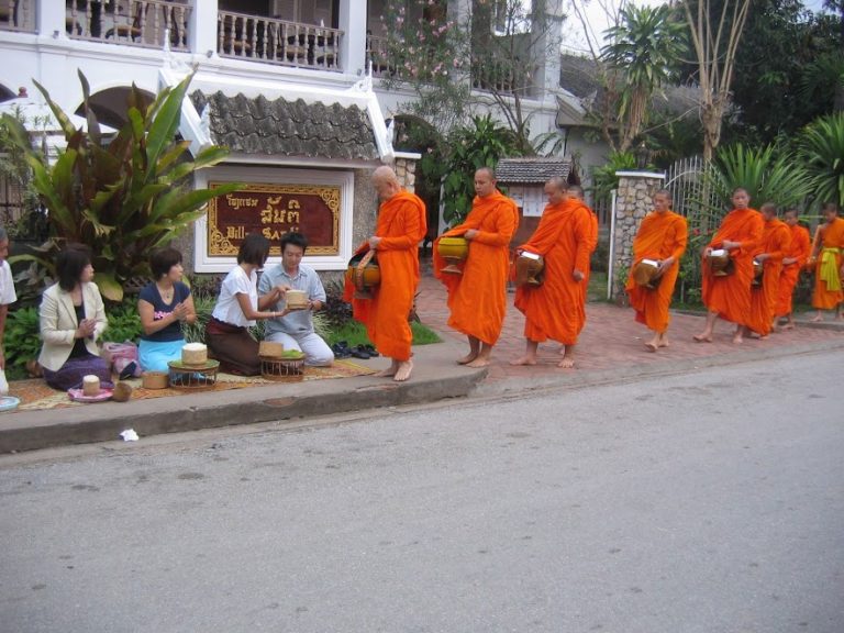 Things you should know about Alms Giving Ceremony in Laos