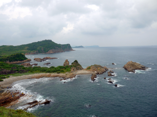 The viewpoint on Co To Island down to The Rock Garden