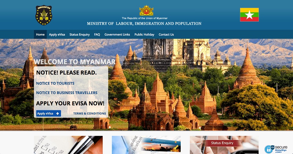 myanmar visa