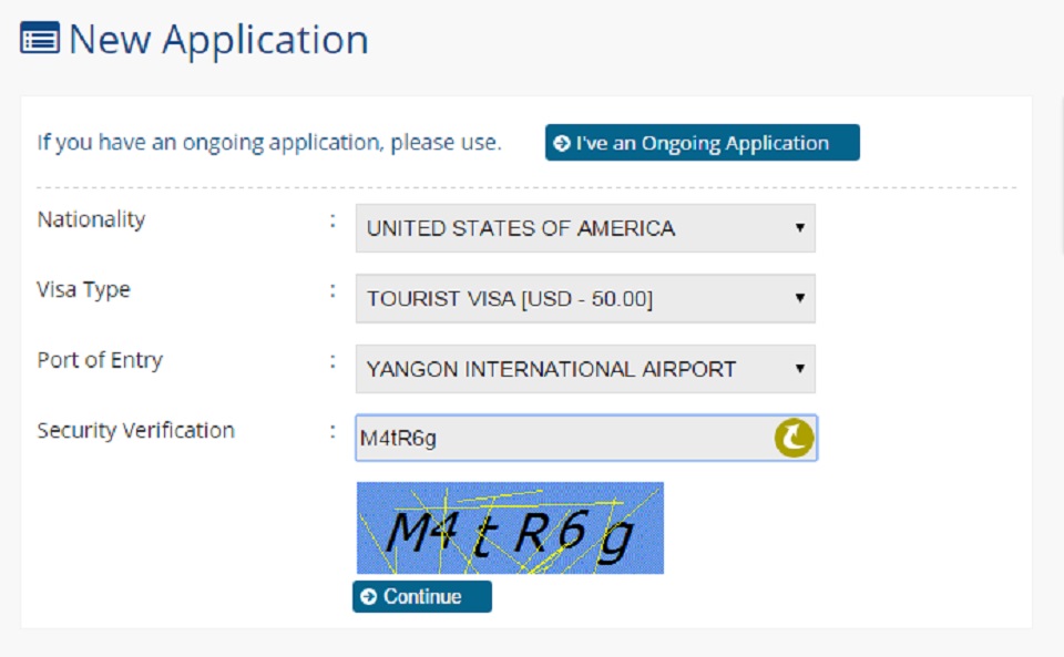 myanmar visa