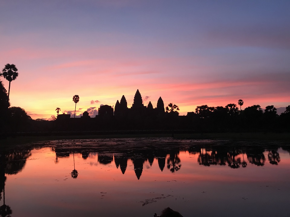 sunrise at Angkor Wat