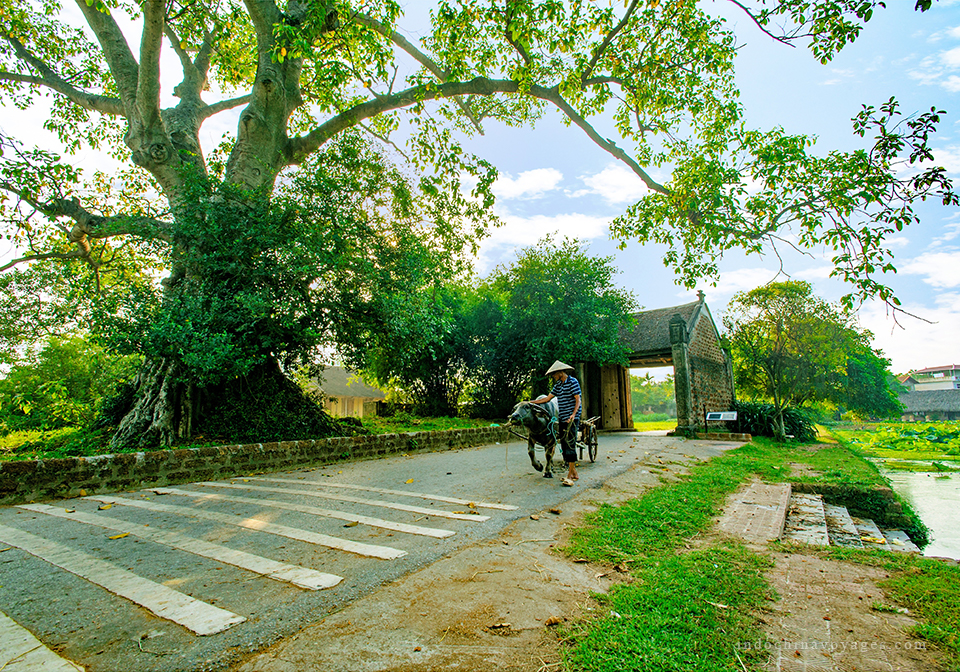 Duong Lam village entrance gate