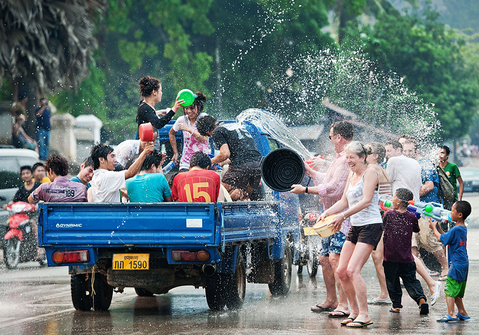 Songkran in Laos