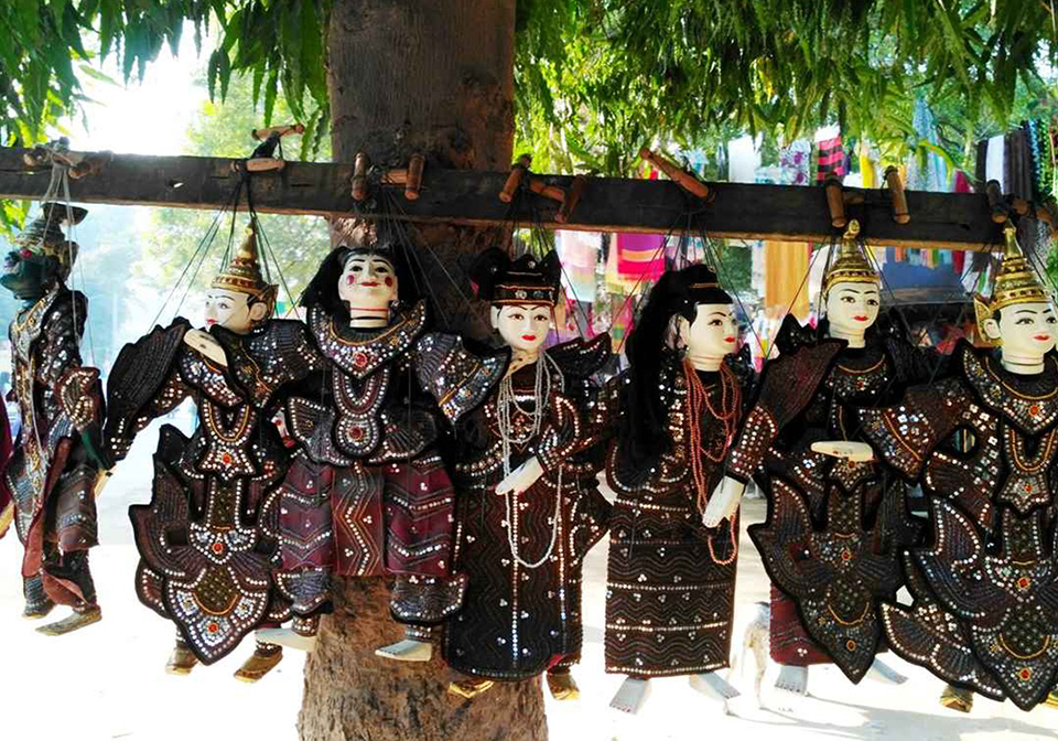 Puppets in Myanmar