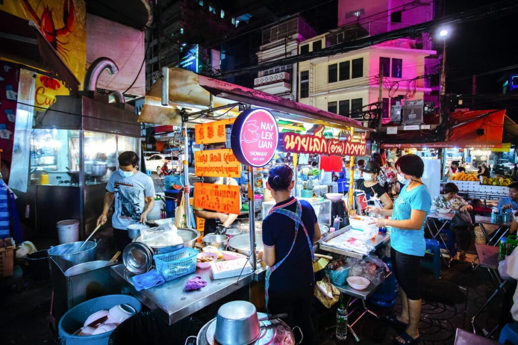 street food in Songkran Thailand