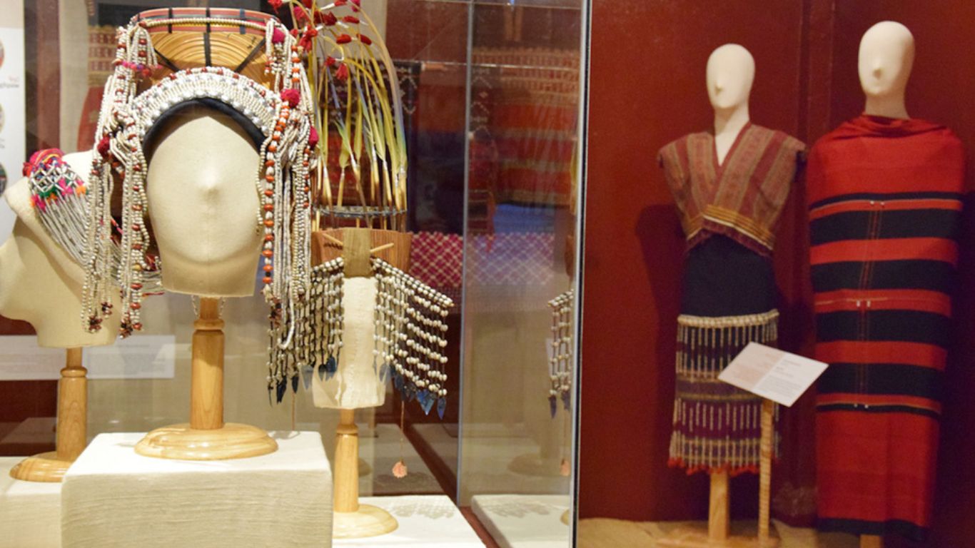 Displays in tradition ethnology centre at Luang Prabang