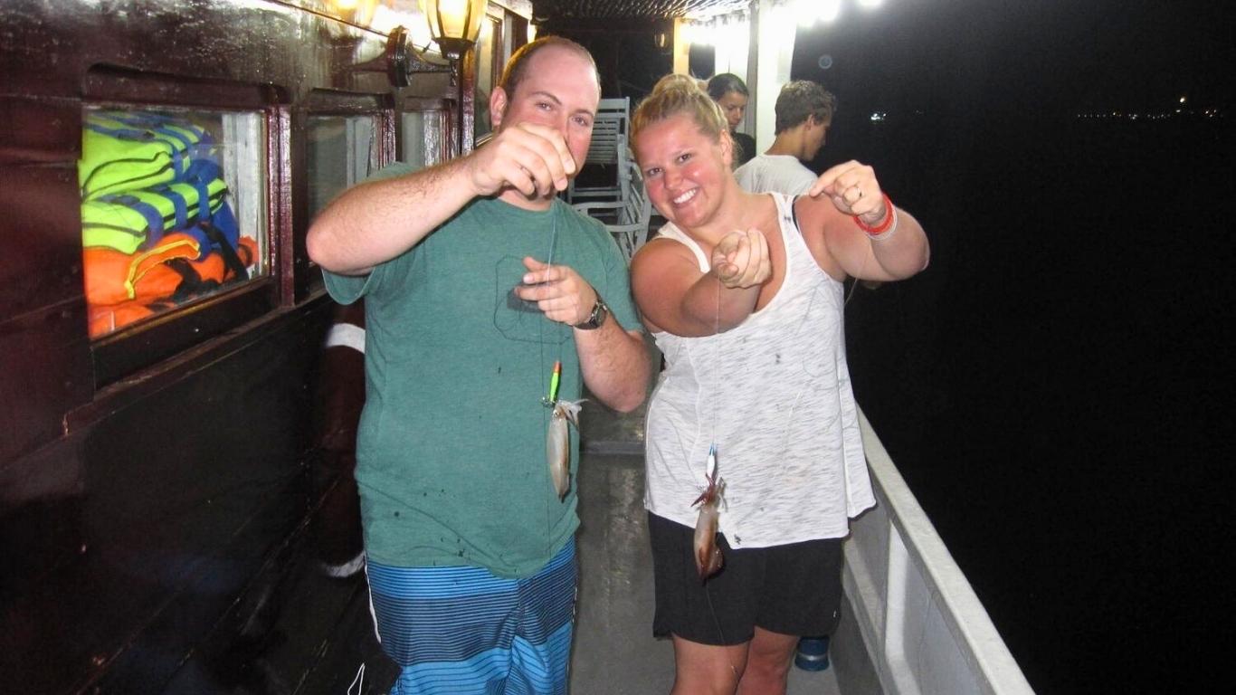 How to enjoy squid Fishing by night?