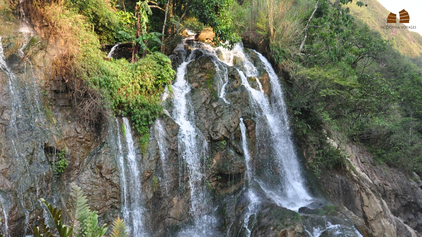 Beautiful Waterfall in Sapa