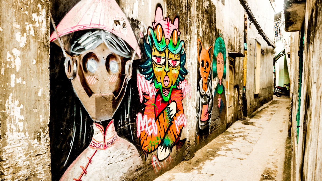 Impressive Street Art in Saigon (Image: Hyphenated Magazine)
