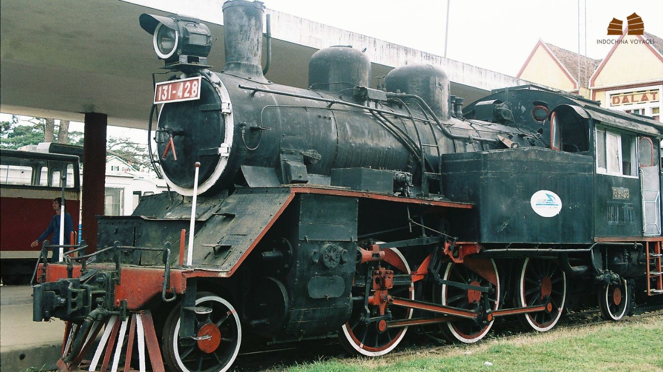 Old carriage of Dalat train station