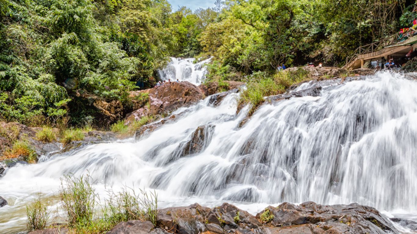 Tranquility of Datanla Waterfall