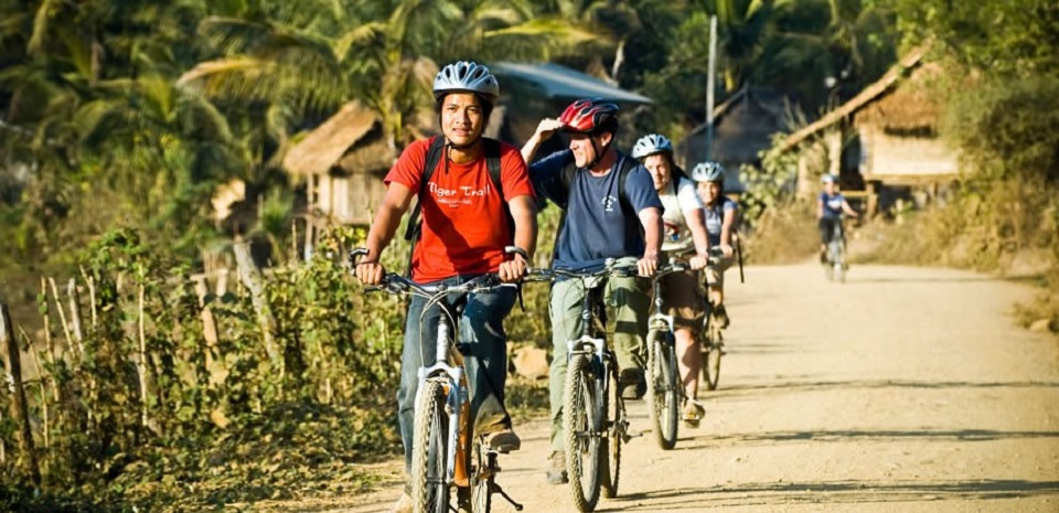 Cycling in Luang Prabang