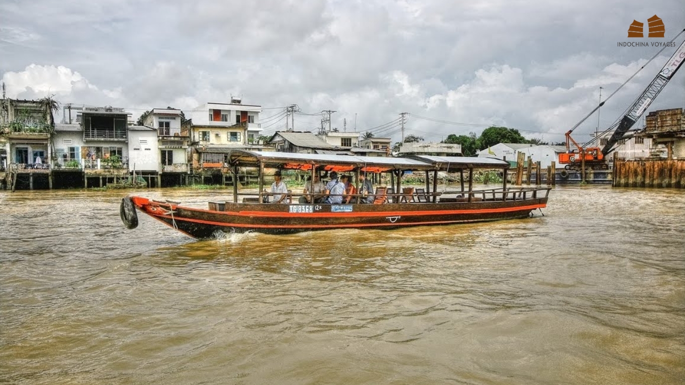 Boat trip on the Mekong River