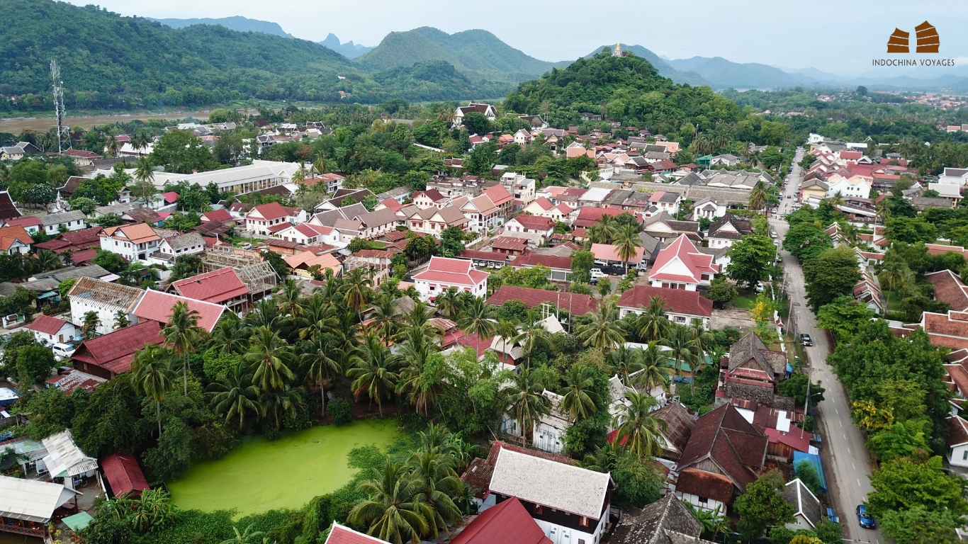 Charming and tranquil town in Laos