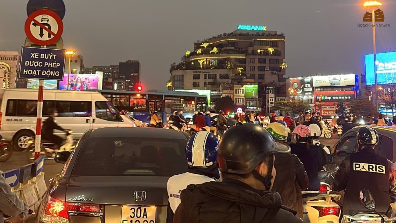 Traffic jams in Hanoi