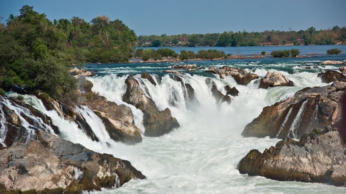 Explore Khone Phapheng - The largest waterfall (image: Vietkite Travel)