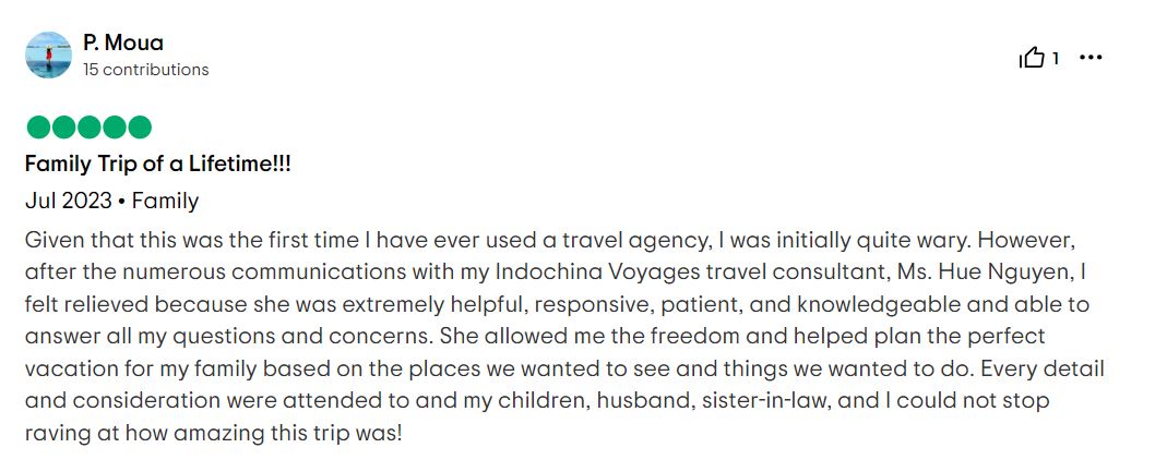 Indochina Voyages reviews 