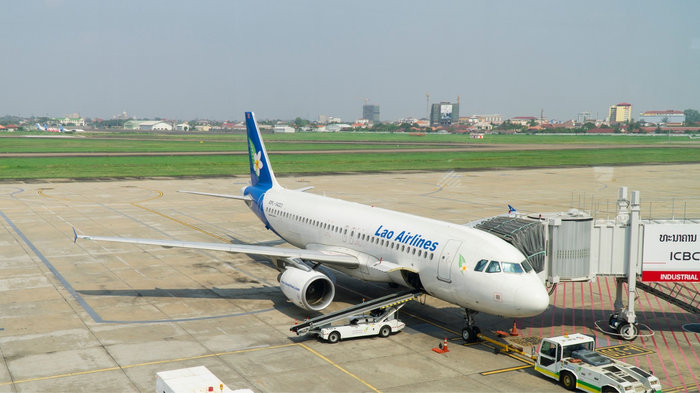 Laos Airline in Vientiane International Airport (Image: Traveloka)