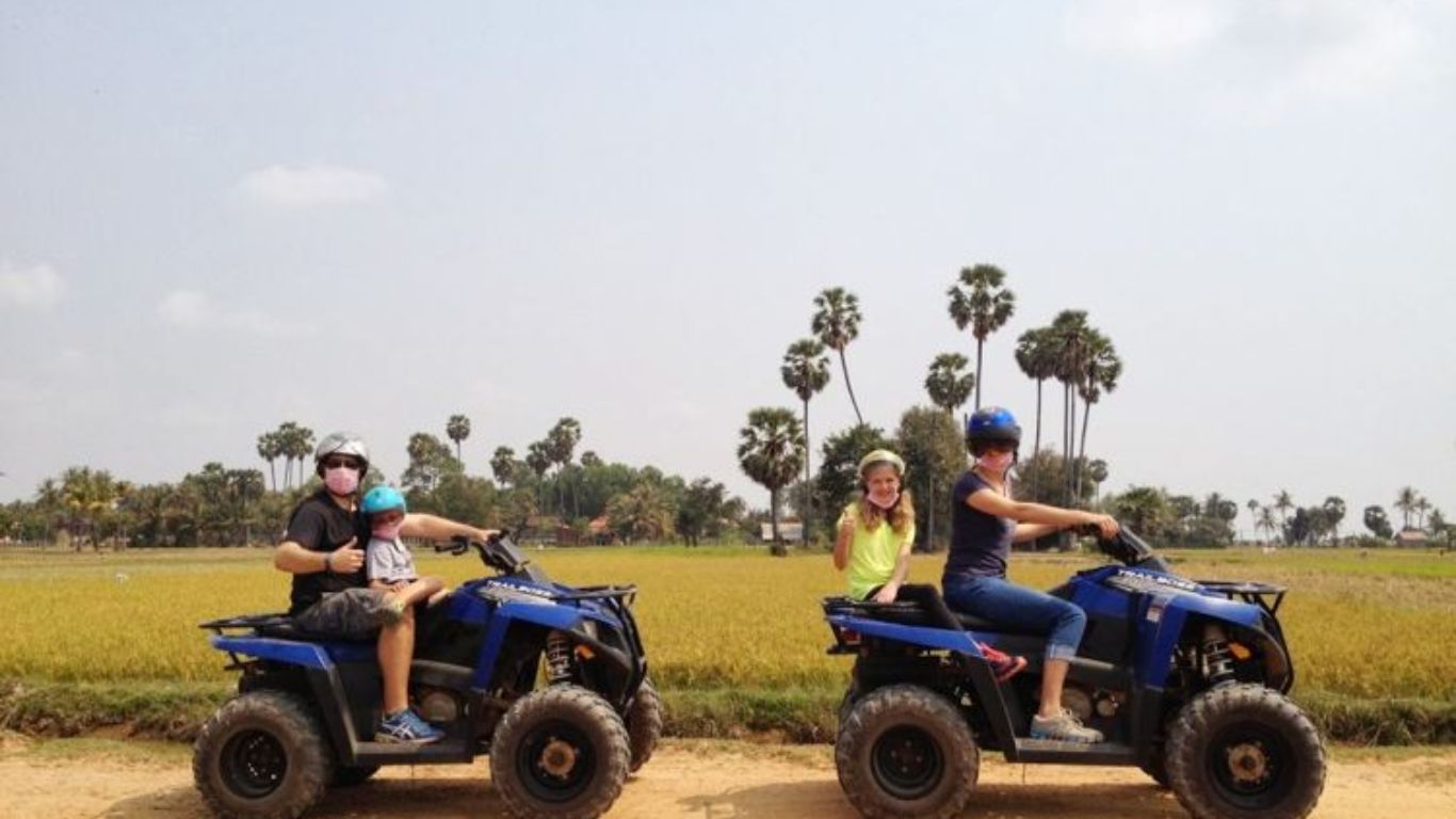 Family Quad tour in Siem Reap