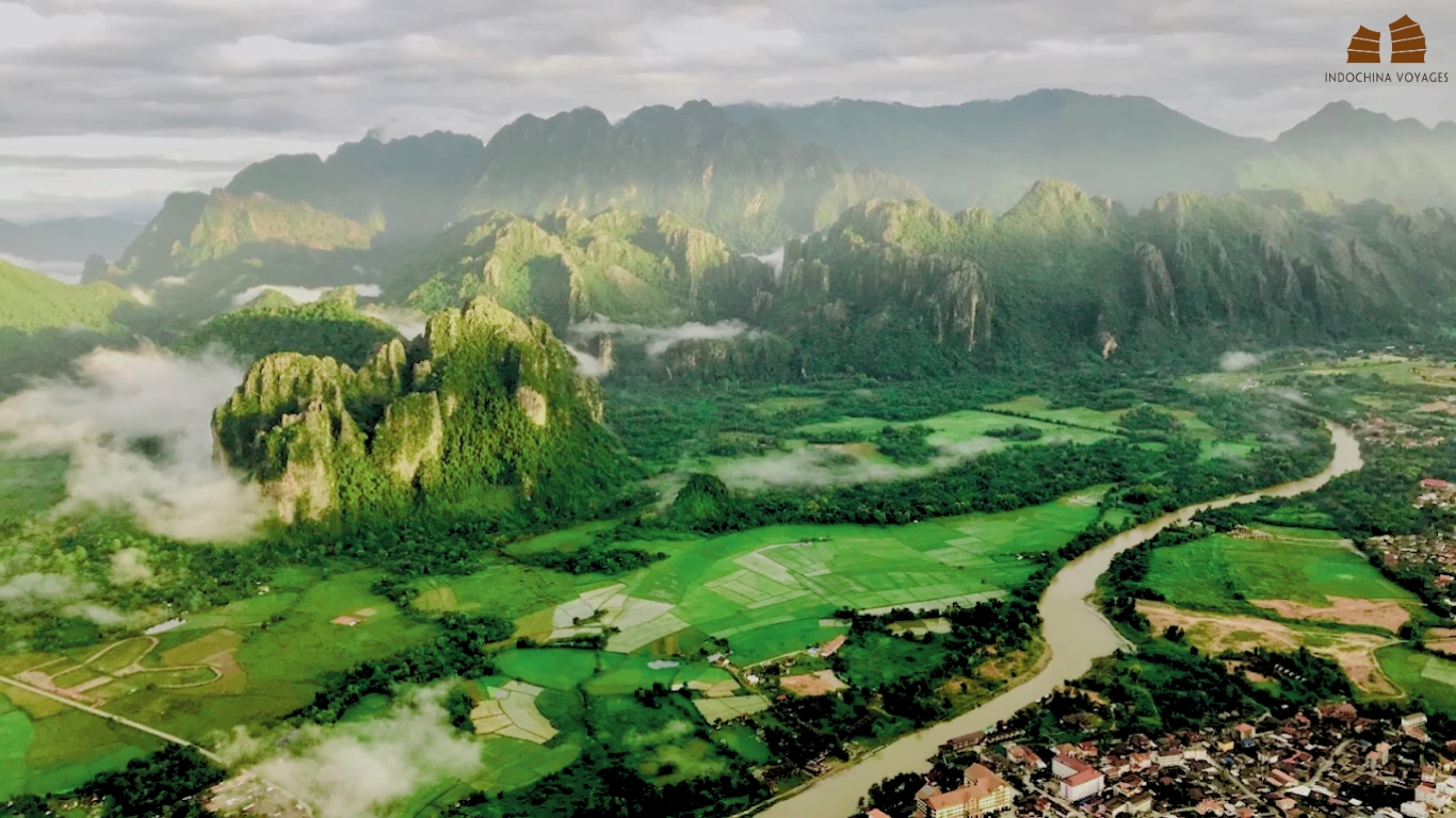 Vang Vieng village