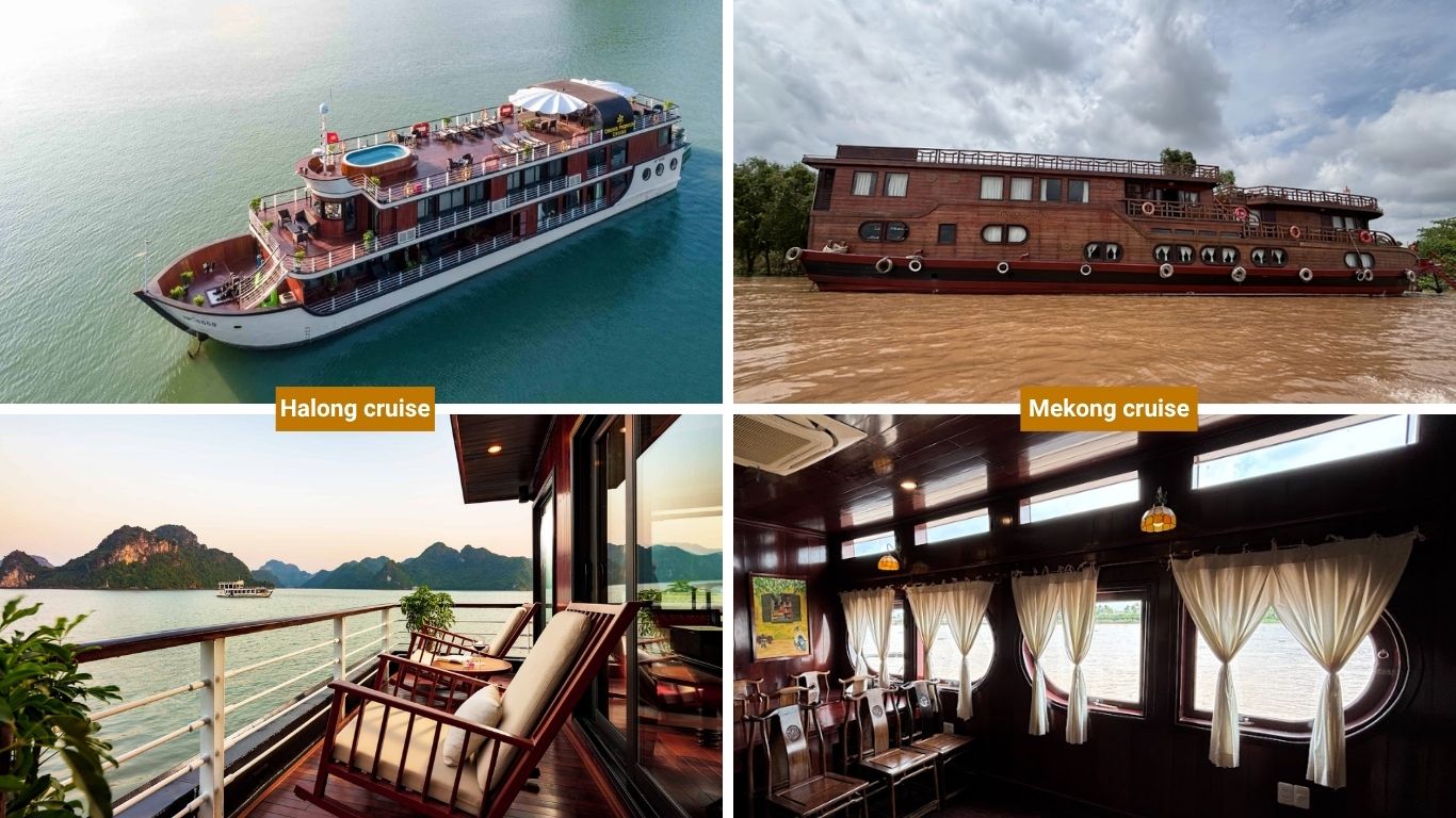 Halong or Mekong cruises