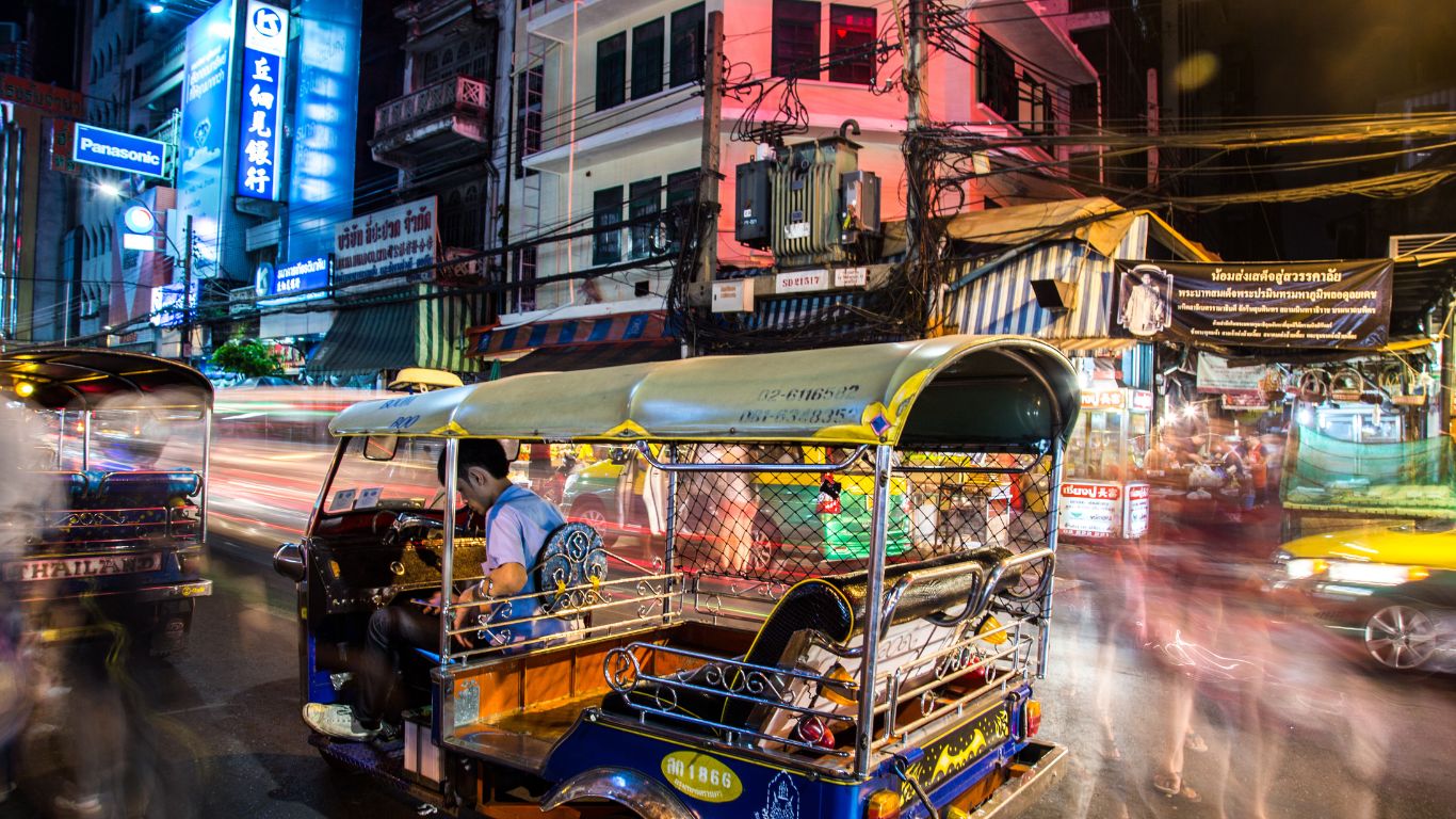 Tuk-tuk around Bangkok