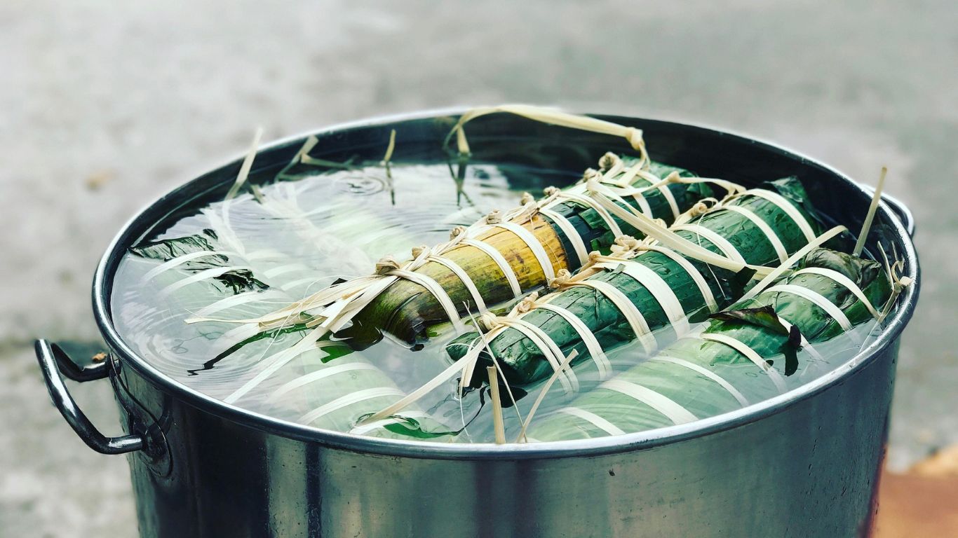 Banh Tet - a traditional Vietnamese Tet cuisine