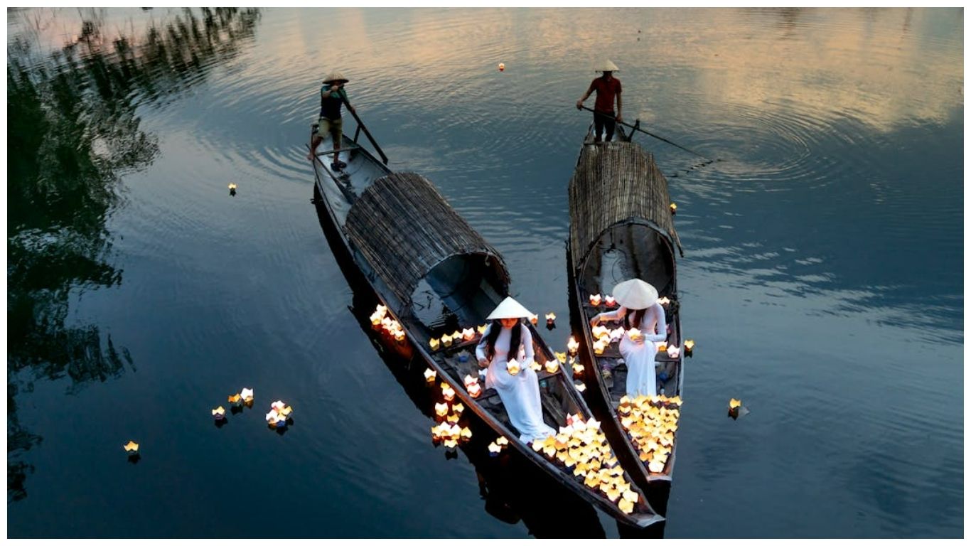 Hue, Vietnam in Twilight