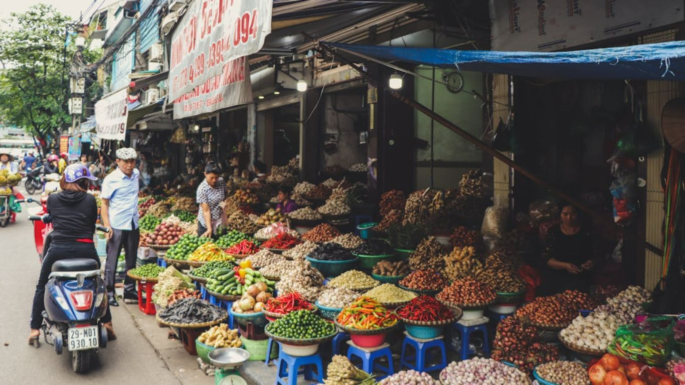 Vietnam's colorful local market