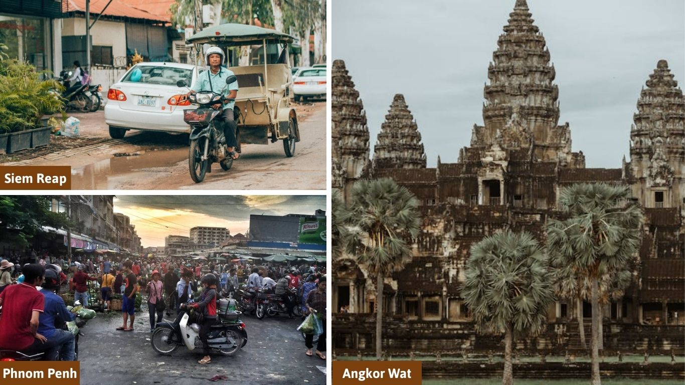 Angkor Wat, Siem Reap & Phnom Penh
